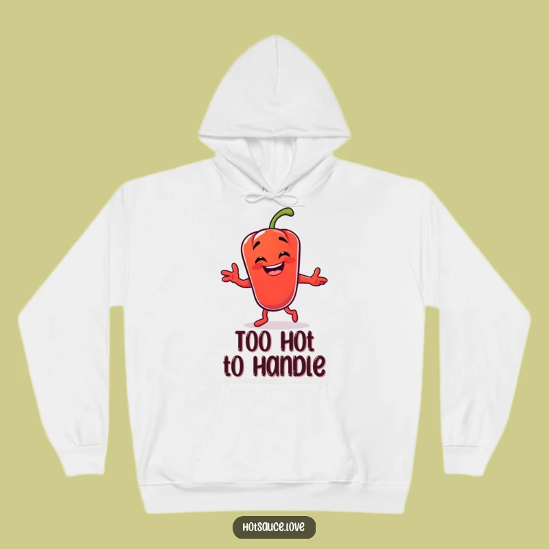 Funny Chili Pepper Dancing Hoodie: Stay Warm & Hilarious with this Spicy Casual Wear!