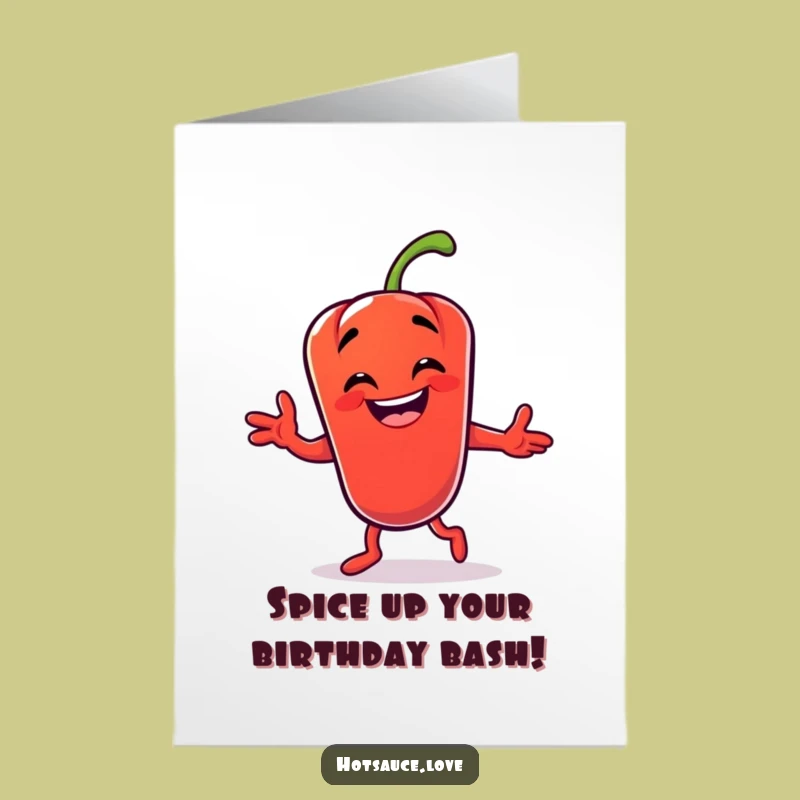 Free Printable Birthday Card: Hilarious Chili Pepper Dance for a Laughable Celebration